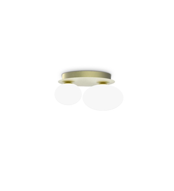 Люстра потолочная Ideal Lux Ninfea PL2 Латунь GX53 346533