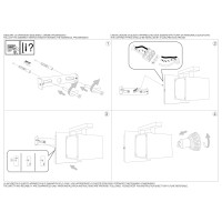 Светильник настенный Ideal Lux Mouse AP1 Черный GU10 073569