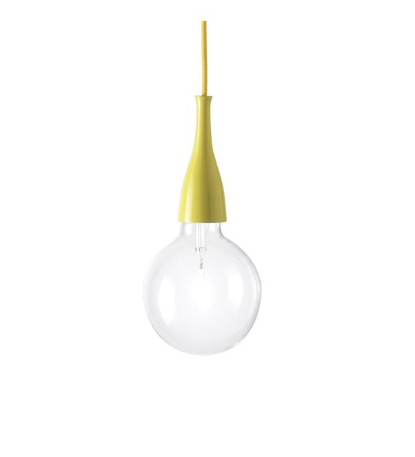 Светильник подвесной Ideal Lux Minimal SP1 Желтый E27 063621