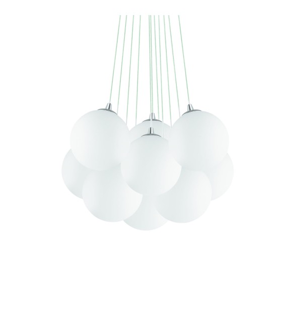 Люстра подвесная Ideal Lux Mapa Plus SP11 Белый E14 131924