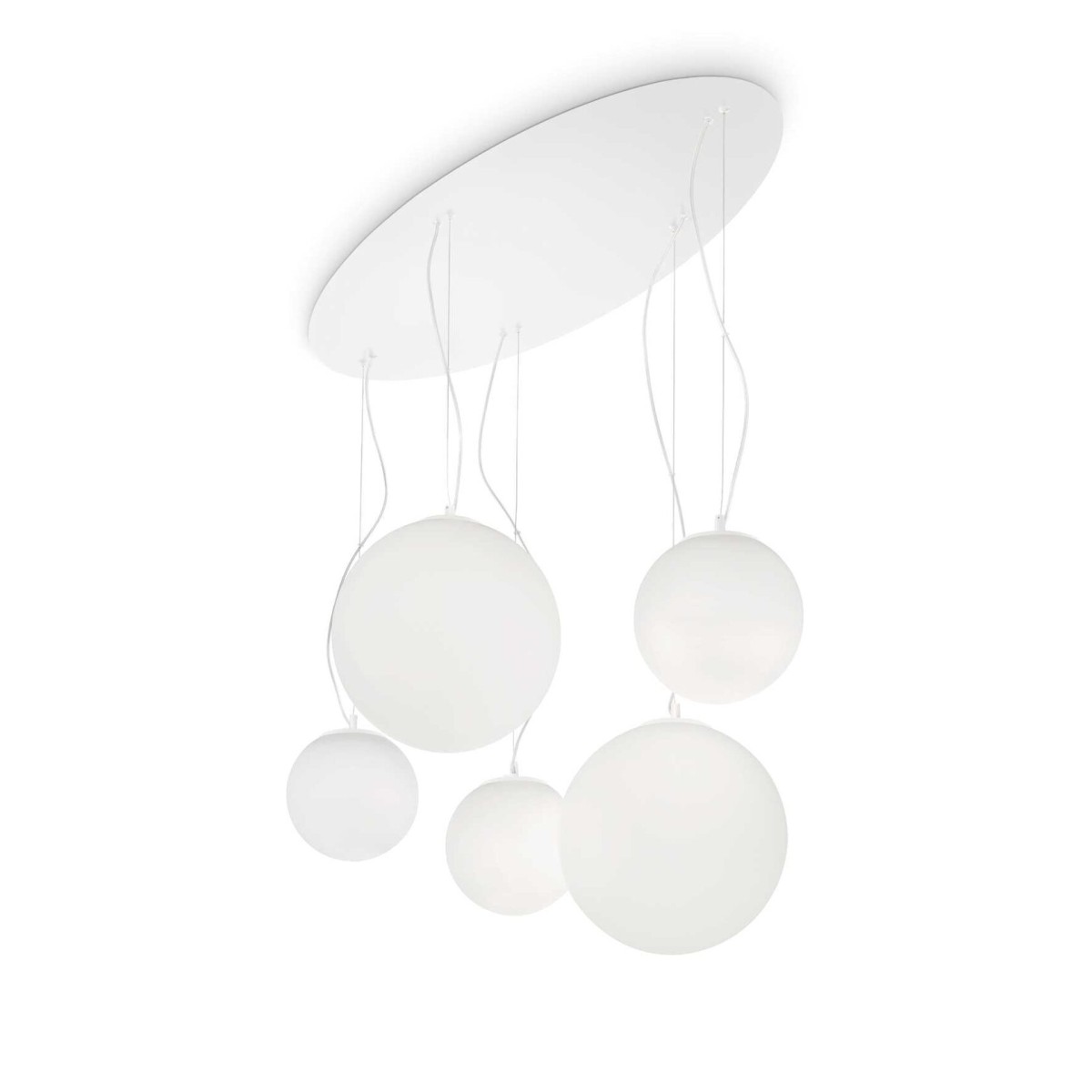 Люстра подвесная Ideal Lux Mapa SP5 E27 Белый 043562