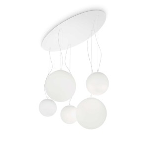 Люстра подвесная Ideal Lux Mapa SP5 E27 Белый 043562