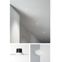 Светильник встраиваемый Ideal Lux Infinity FI Trimless 07W 3000K LED Черный 356129