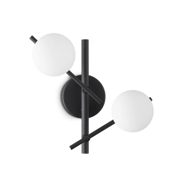 Светильник настенный Ideal Lux Atlas AP2 G9 Черный 365077
