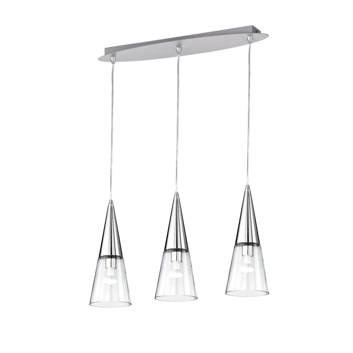 Светильник подвесной Ideal Lux Cono SP3 Хром E14 112367