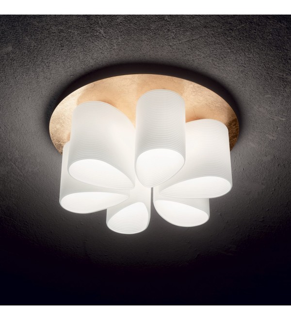 Люстра потолочная Ideal Lux Daisy PL6 Золото E27 247779
