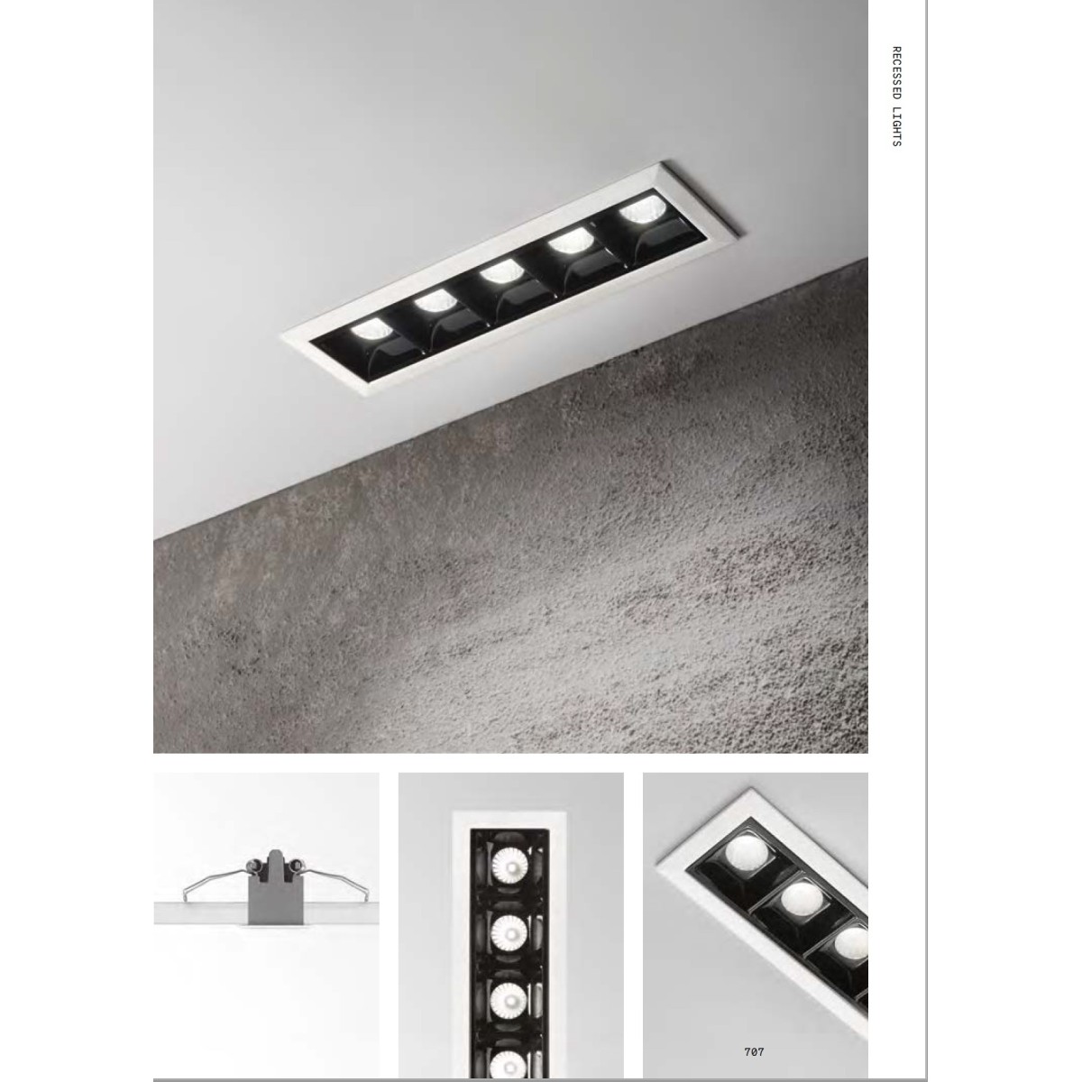 Светильник встраиваемый Ideal Lux Lika FI TRIM 06W 3000К LED Белый / Черный 206196