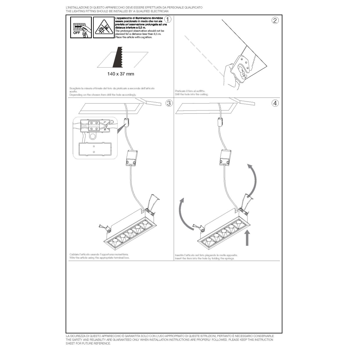 Светильник встраиваемый Ideal Lux Lika FI TRIM 06W 3000К LED Белый / Черный 206196