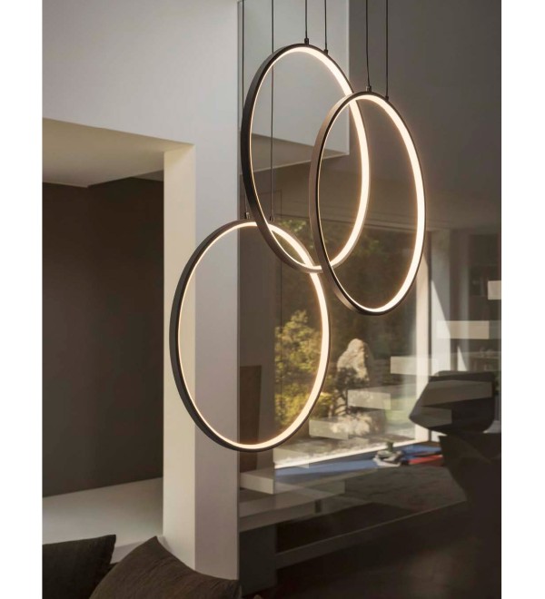 Люстра подвесная Ideal Lux Frame SP Cerchio Черный 3000К 269337