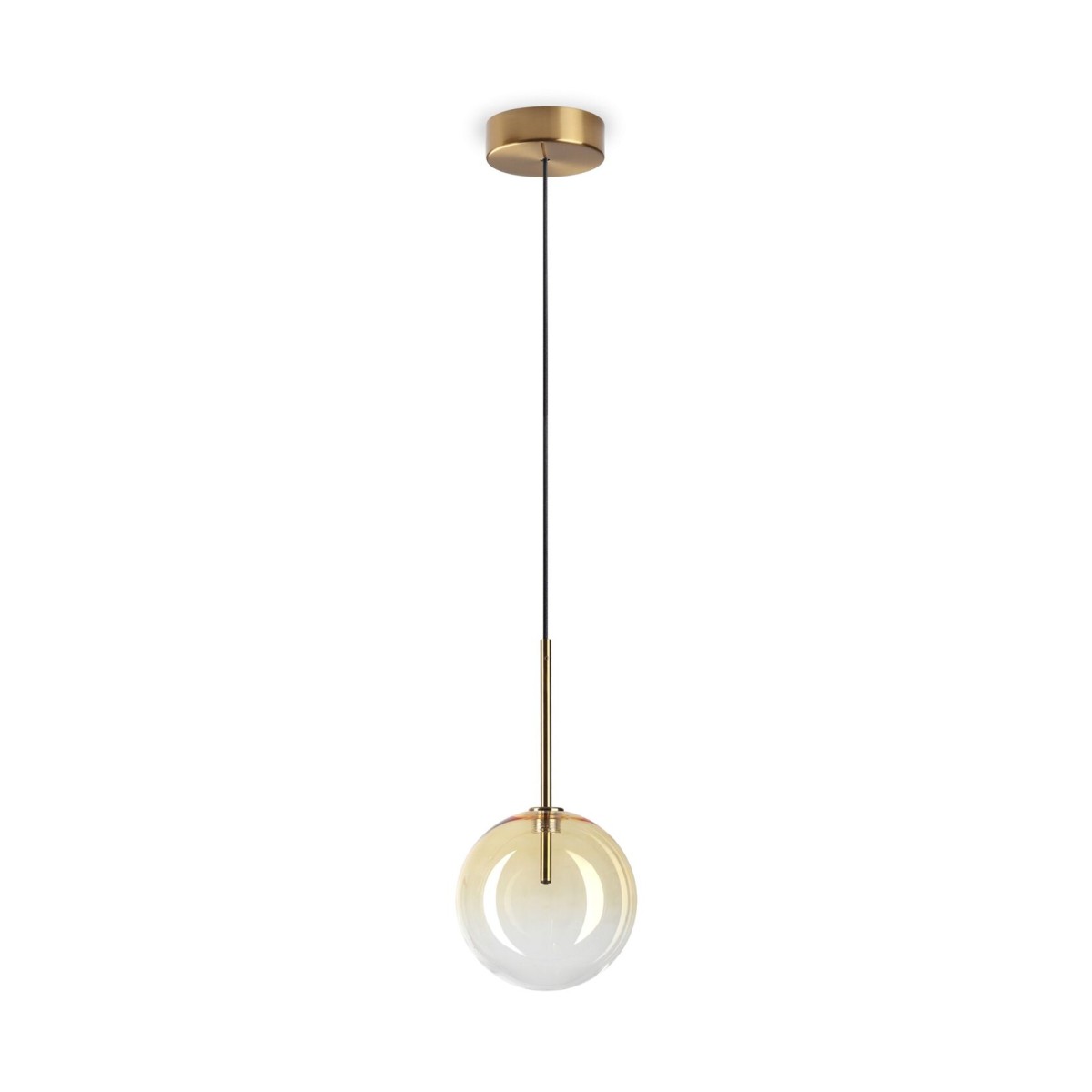 Светильник подвесной Ideal Lux Equinoxe SP1 D15 G4 Янтарный 345345