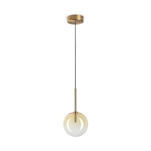 Светильник подвесной Ideal Lux Equinoxe SP1 D15 G4 Янтарный 345345