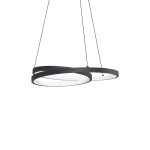 Люстра подвесная Ideal Lux Oz SP D040 On-Off LED 3000K Черный 364957