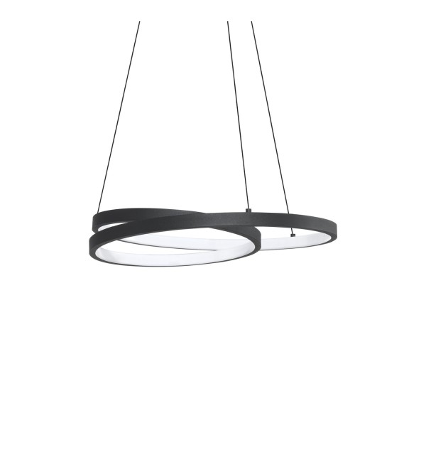Люстра подвесная Ideal Lux Oz SP D040 On-Off LED 3000K Черный 364957