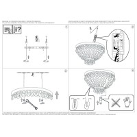 Люстра потолочная Ideal Lux Caesar PL6 Хром G9 093475
