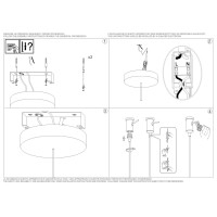 Люстра подвесная Ideal Lux Oracle SP D60 Черный 3000К 222103