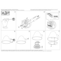 Светильник уличный Ideal Lux Gas AP1 Кофе GU10 213095