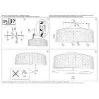 Люстра потолочная Ideal Lux Roma PL9 Хром G9 087863