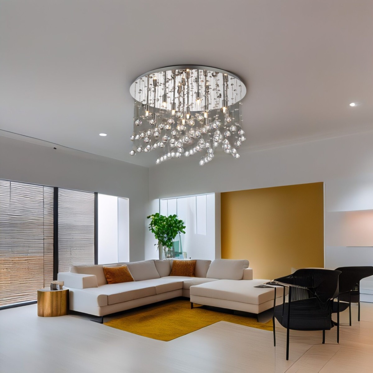 Люстра потолочная Ideal Lux Moonlight PL12 Хром G9 077802