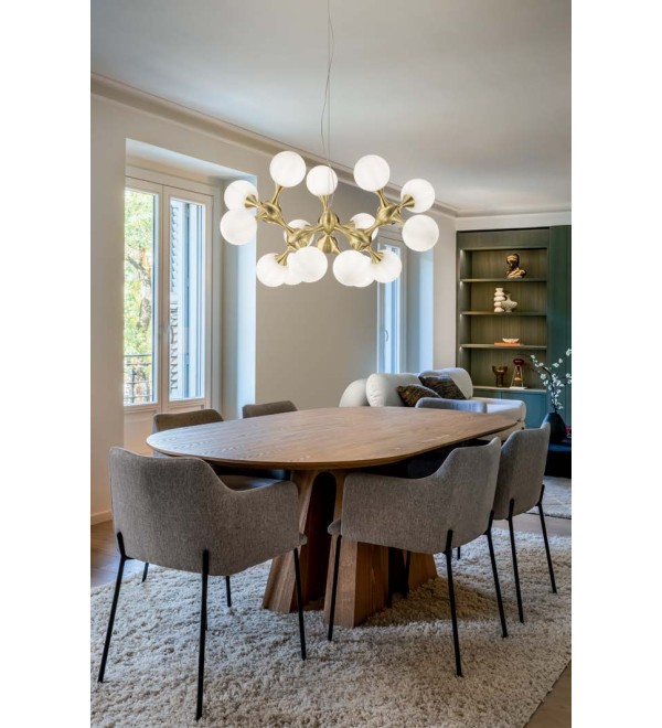 Люстра подвесная Ideal Lux Nodi SP15 Латунь E14 241012