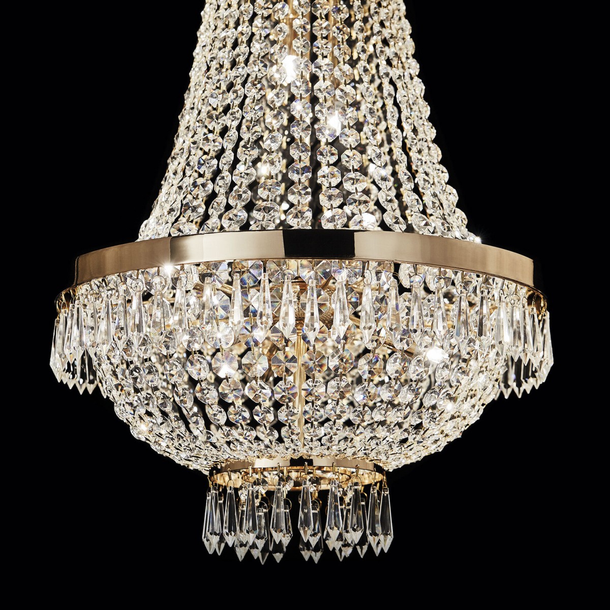 Люстра подвесная Ideal Lux Caesar SP6 Золото G9 114729