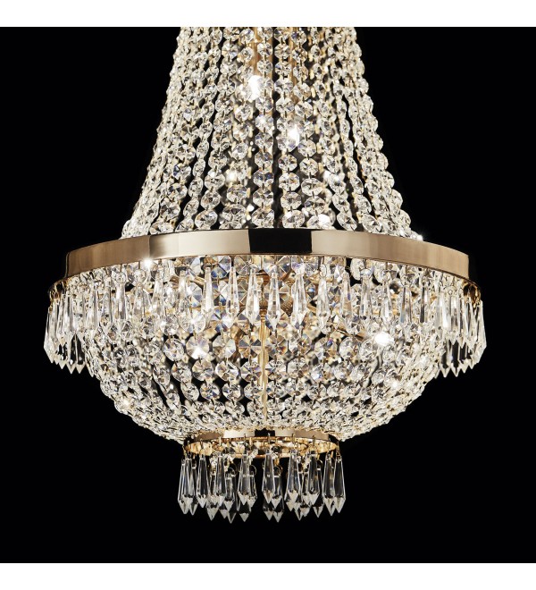 Люстра подвесная Ideal Lux Caesar SP6 Золото G9 114729