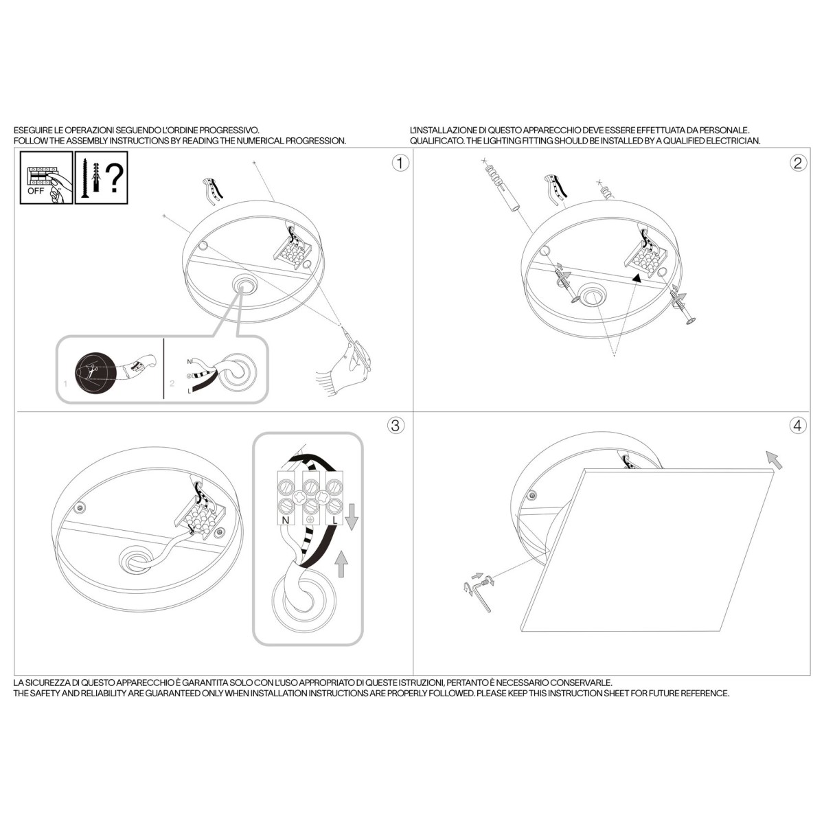 Светильник уличный Ideal Lux Mib PL Square Белый 4000К 202921