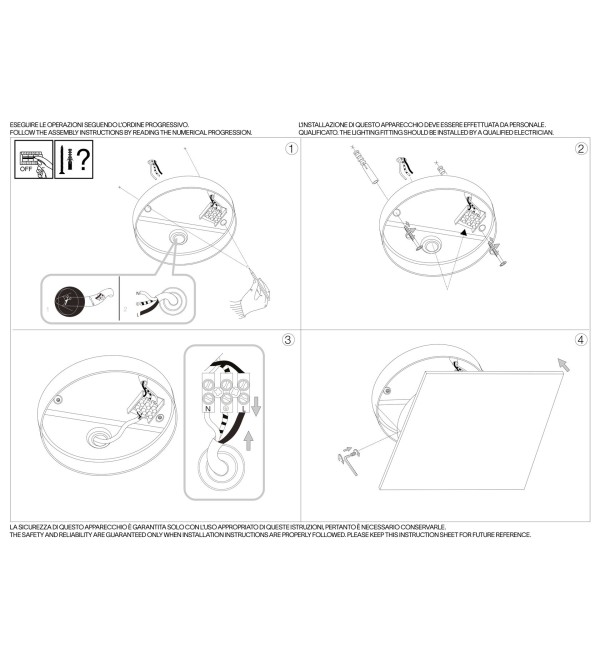 Светильник уличный Ideal Lux Mib PL Square Белый 4000К 202921