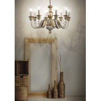 Люстра подвесная Ideal Lux Firenze SP5 Золото E14 020822