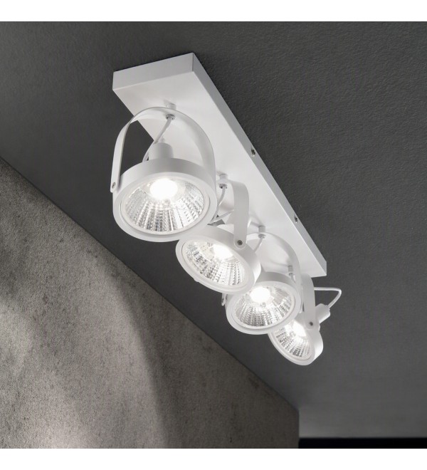 Светильник потолочный Ideal Lux Glim PL4 Белый GU10 200217