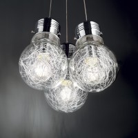 Люстра подвесная Ideal Lux Luce Max SP3 Хром E27 081762