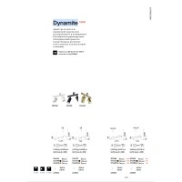Светильник подвесной Ideal Lux Dynamite SP4 Square Черный GU10 371382
