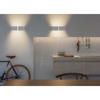 Светильник настенный Ideal Lux Clip AP2 Small Белый E27 014166