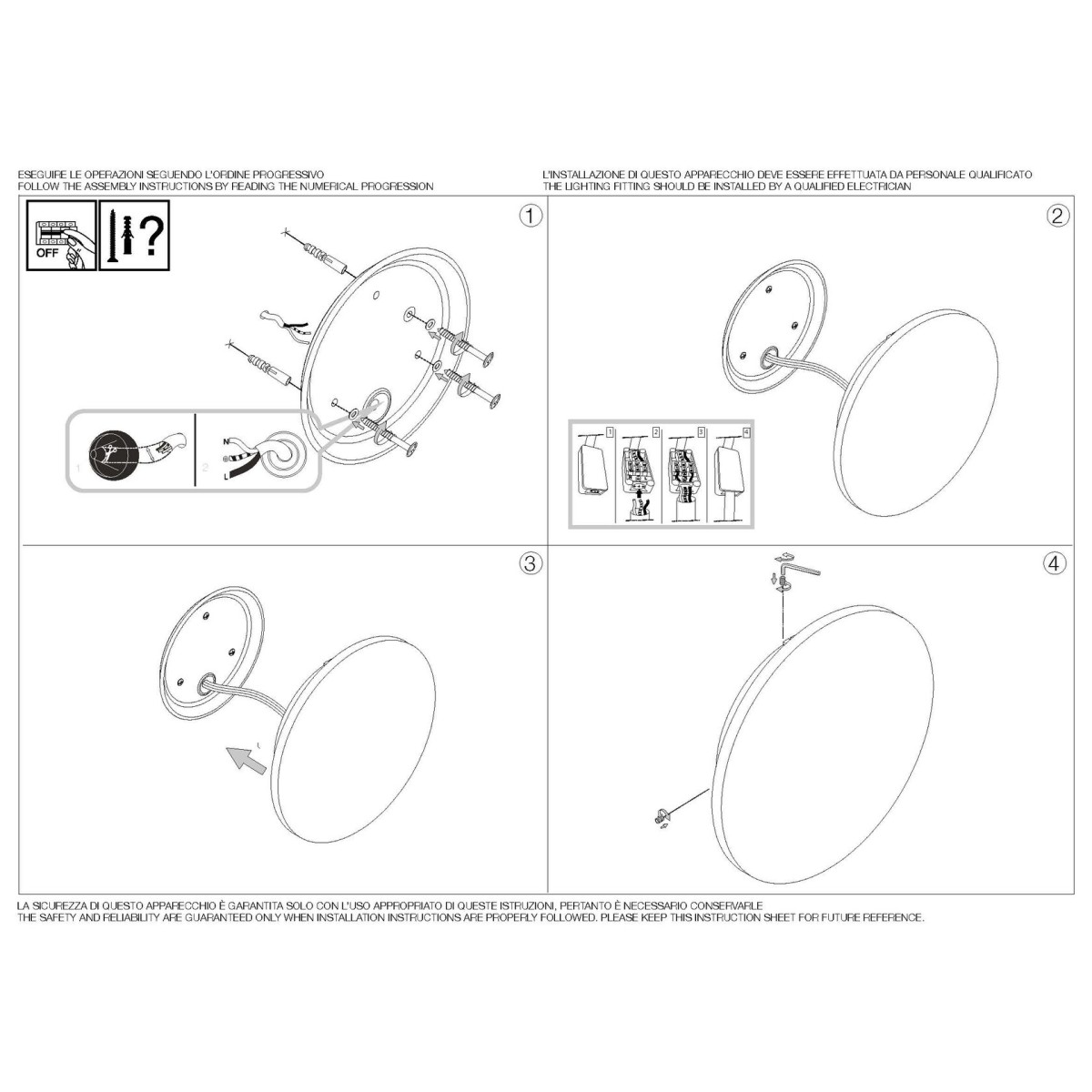 Светильник уличный Ideal Lux Punto AP D18 Антрацит 3000К LED 313511