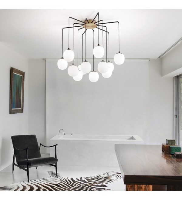 Люстра подвесная Ideal Lux Rhapsody SP12 Белый G9 236957