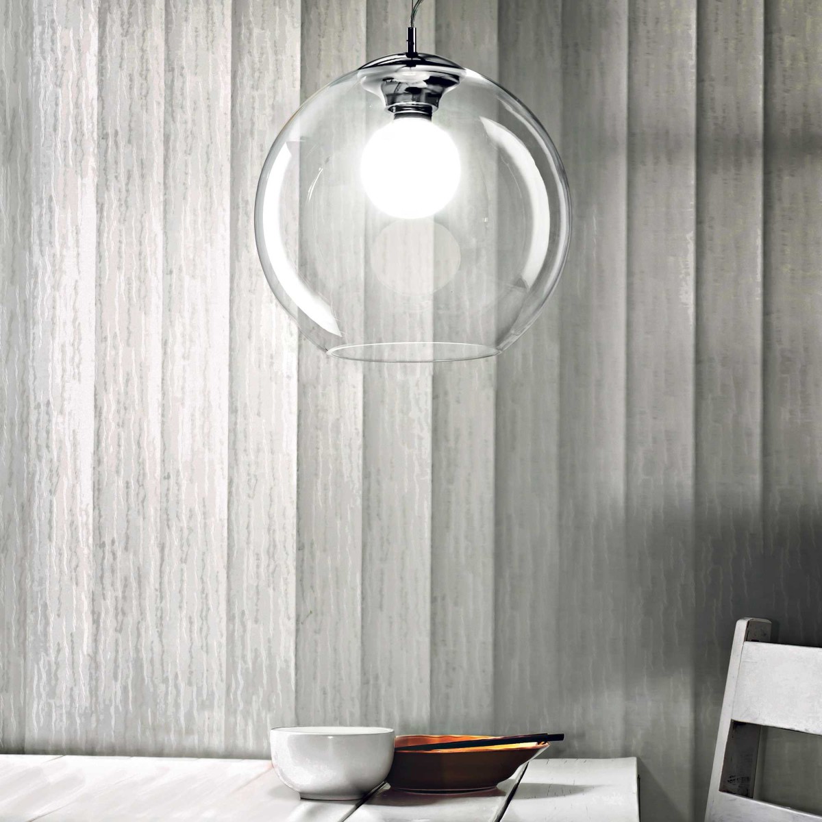 Светильник подвесной Ideal Lux Nemo SP1 D30 Прозрачный E27 052809