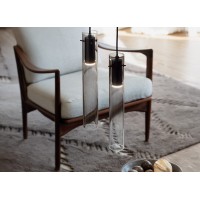 Светильник подвесной Ideal Lux Flam SP Rigato Янтарный 3000К LED 353890