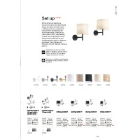 Светильник настенный Ideal Lux Set up Map1 Никель Без абажура E27 259796