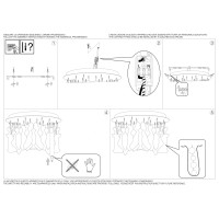 Люстра потолочная Ideal Lux Neve PL8 Хром G9 022222