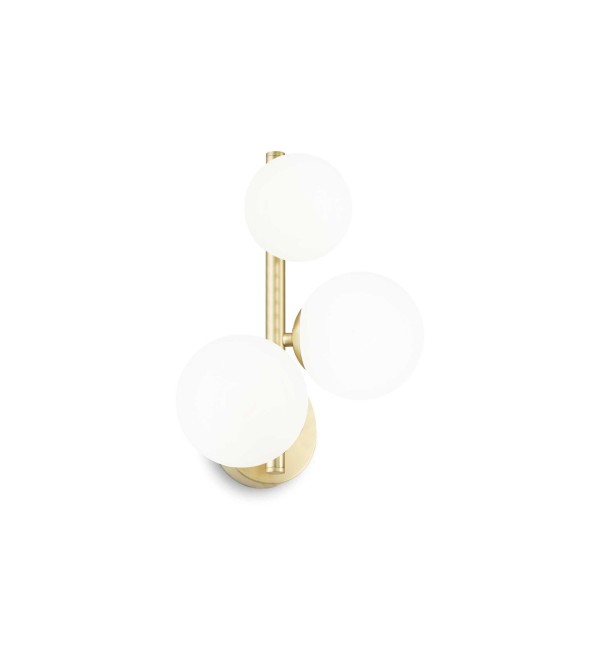 Светильник настенный Ideal Lux Perlage AP3 Белый G9 283784
