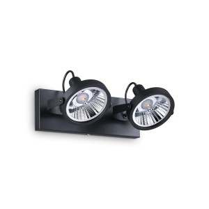 Светильник потолочный Ideal Lux Glim PL2 Черный GU10 200248