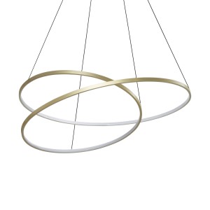Люстра подвесная Ideal Lux Oz SP D100 On-Off 3000K Латунь LED 364926