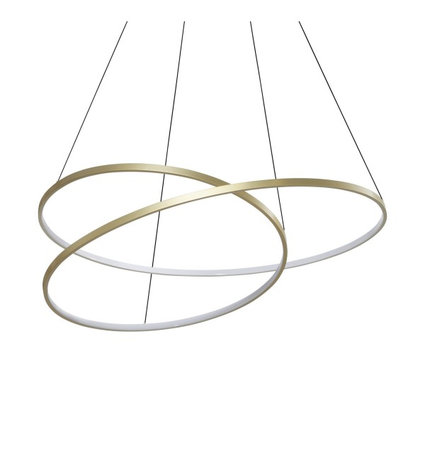Люстра подвесная Ideal Lux Oz SP D100 On-Off 3000K Латунь LED 364926