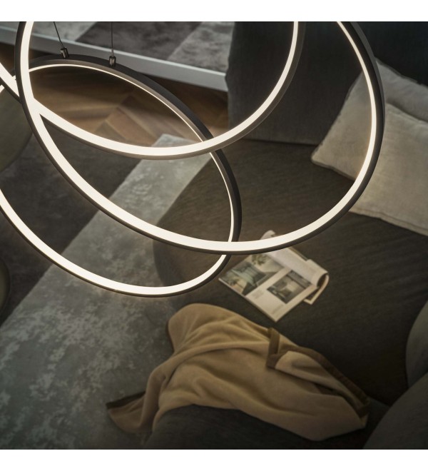 Люстра подвесная Ideal Lux Frame SP Cerchio Белый 3000K 269351