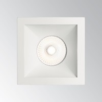 Светильник встраиваемый Ideal Lux Game Trim Square 11Вт LED Белый / Черный 3000К 192352