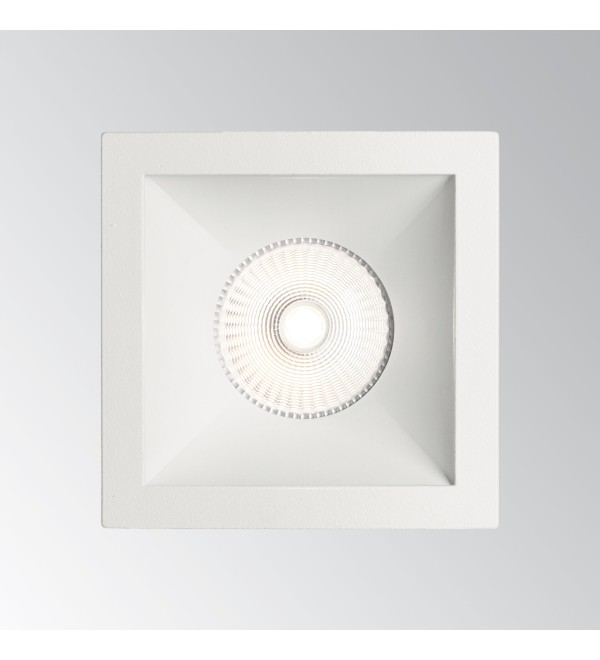 Светильник встраиваемый Ideal Lux Game Trim Square 11Вт LED Белый / Черный 3000К 192352