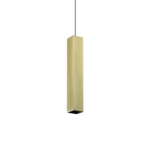 Светильник подвесной Ideal Lux Look SP01 Square D6.0 H040 Латунь GU10 371702