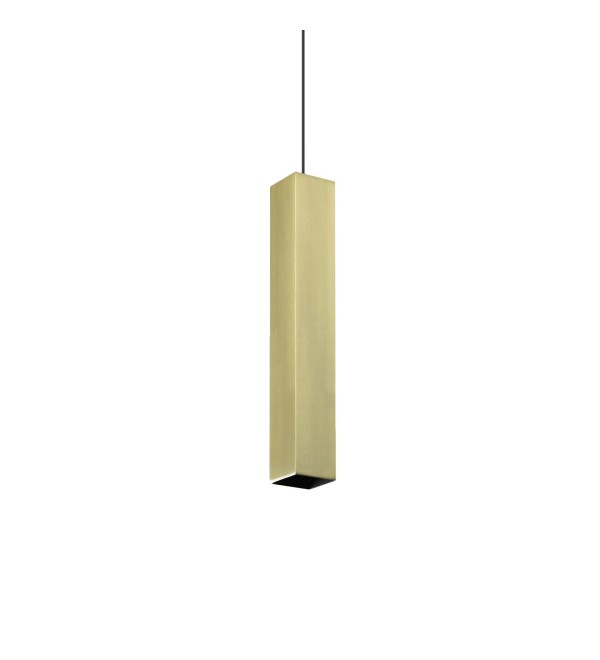 Светильник подвесной Ideal Lux Look SP01 Square D6.0 H040 Латунь GU10 371702