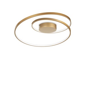 Люстра потолочная Ideal Lux Oz PL On-Off Латунь 3000К LED 269429
