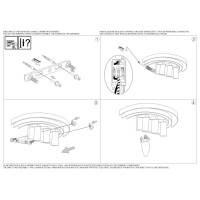 Светильник настенный Ideal Lux Carlton AP3 Золото E27 213491