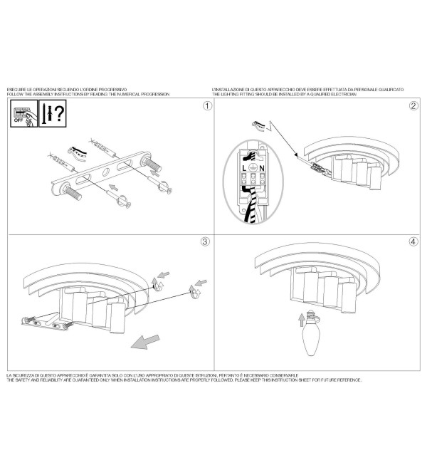 Светильник настенный Ideal Lux Carlton AP3 Золото E27 213491